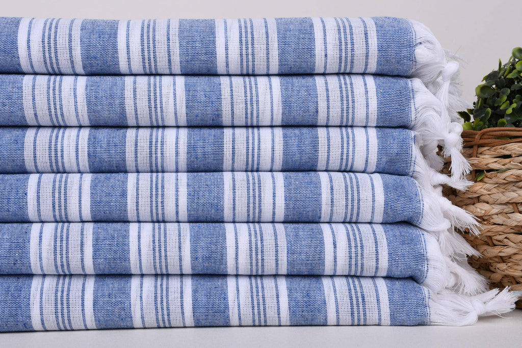 Navy Blue Home & Spa Towel (Thinner than Beach)
