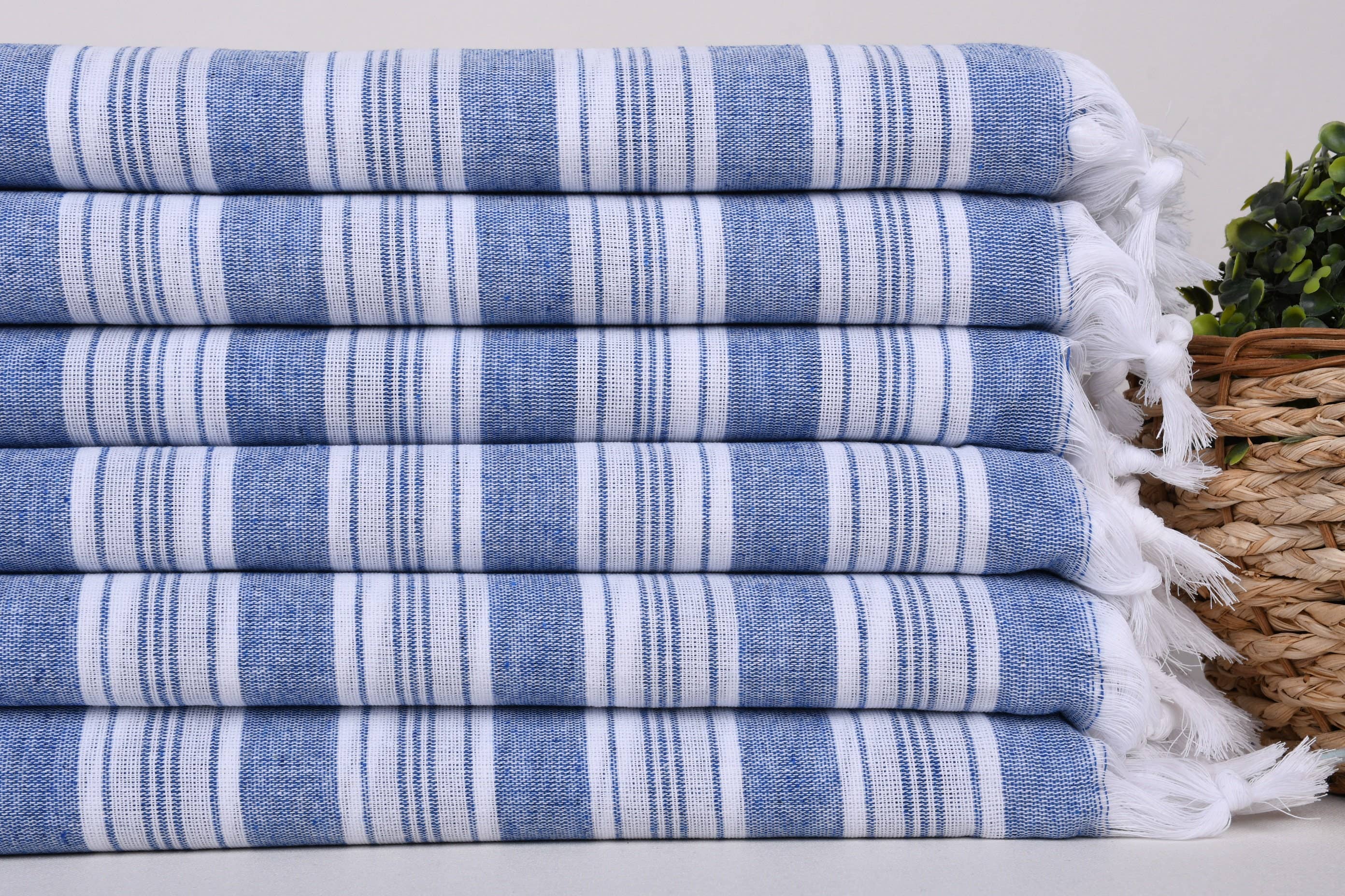 Navy Blue Home & Spa Towel (Thinner than Beach)