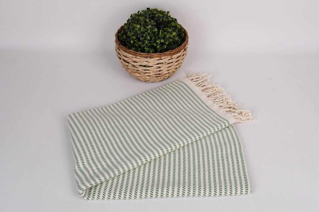 Dark Green Striped