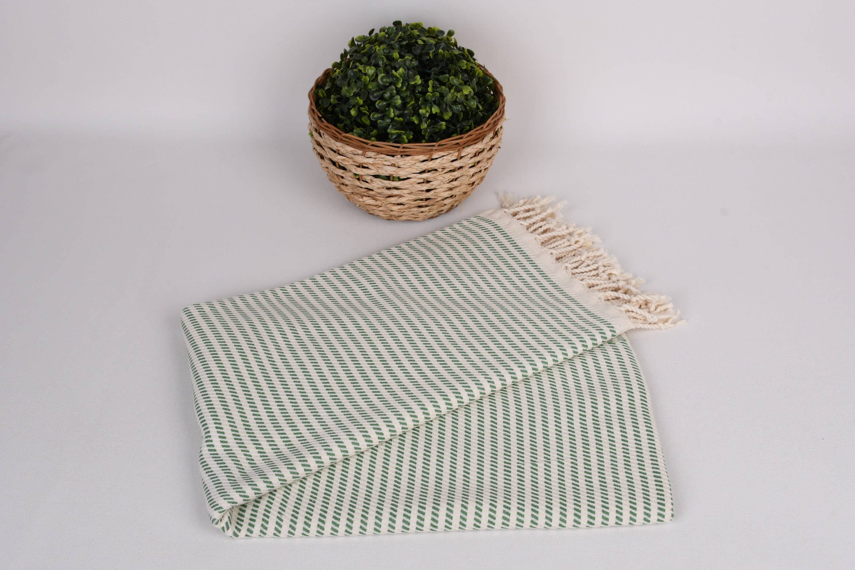 Dark Green Striped