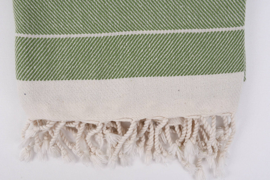 Smooth Green Turkish Beach Towel