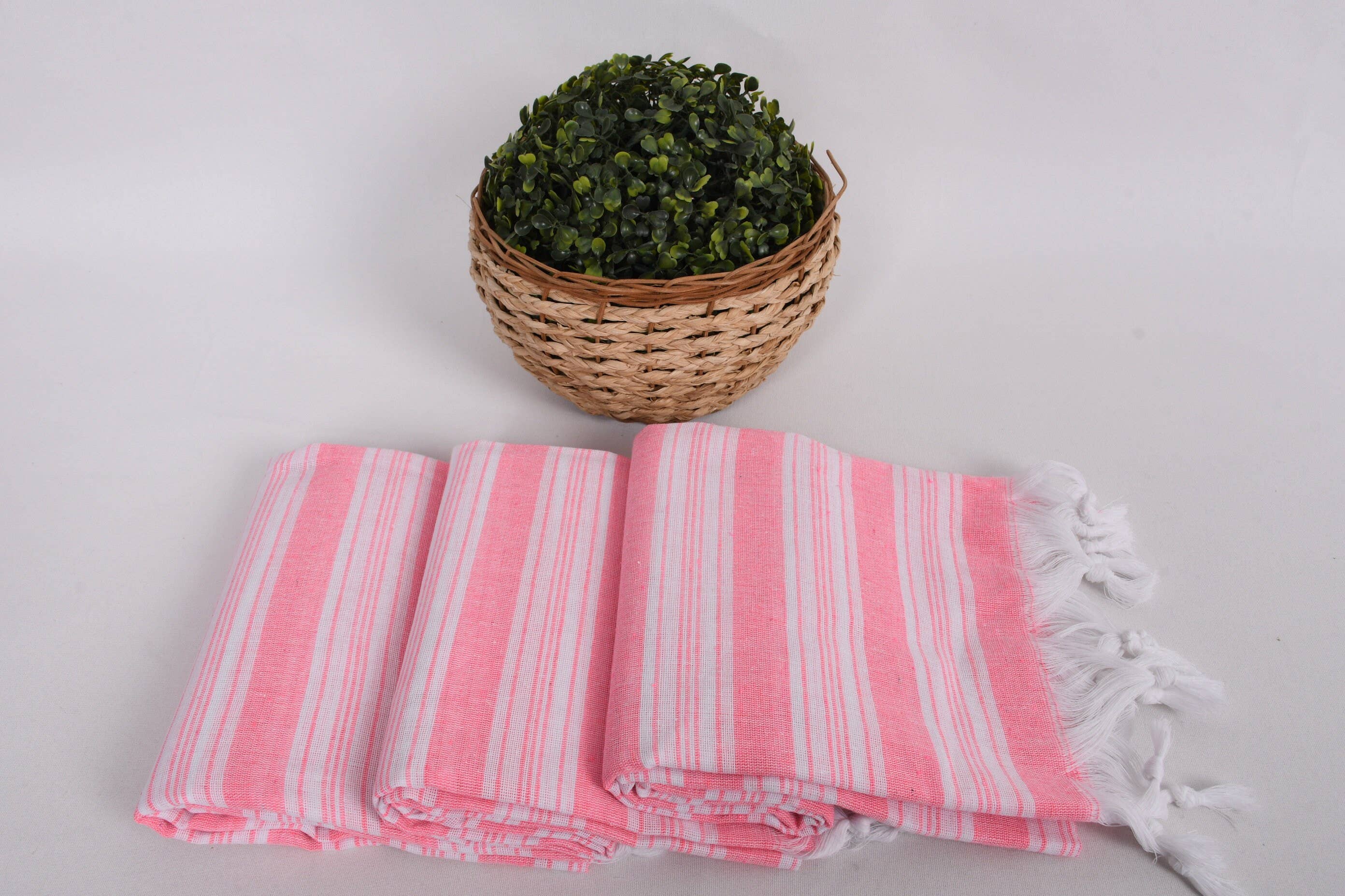 Pink Home & Spa Towel (Thinner Than Beach)