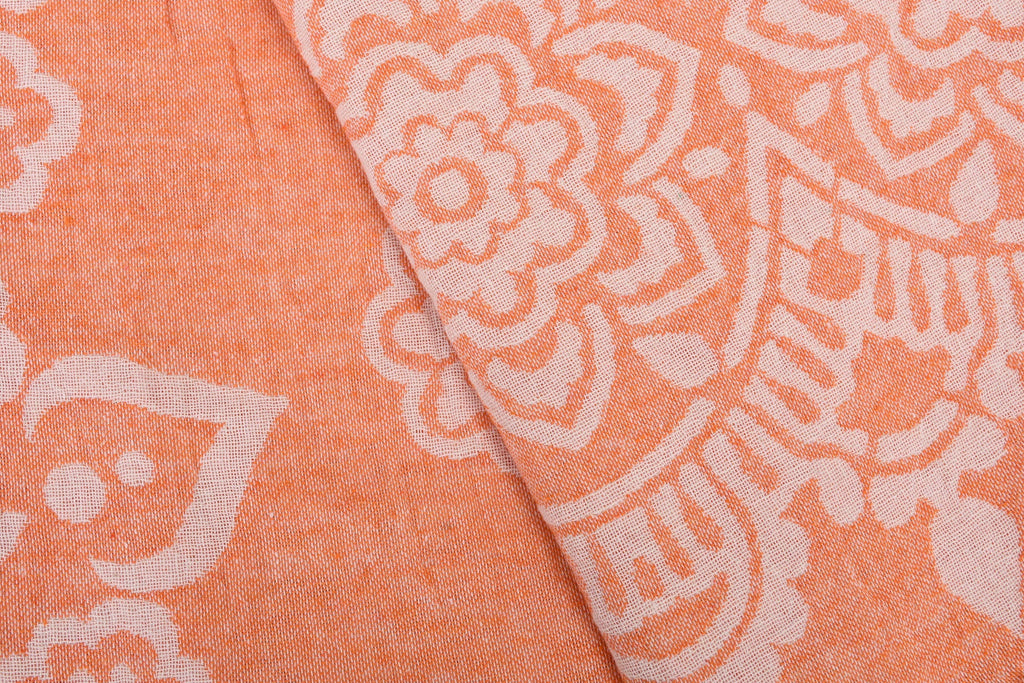 BoHo orange Beach Towel
