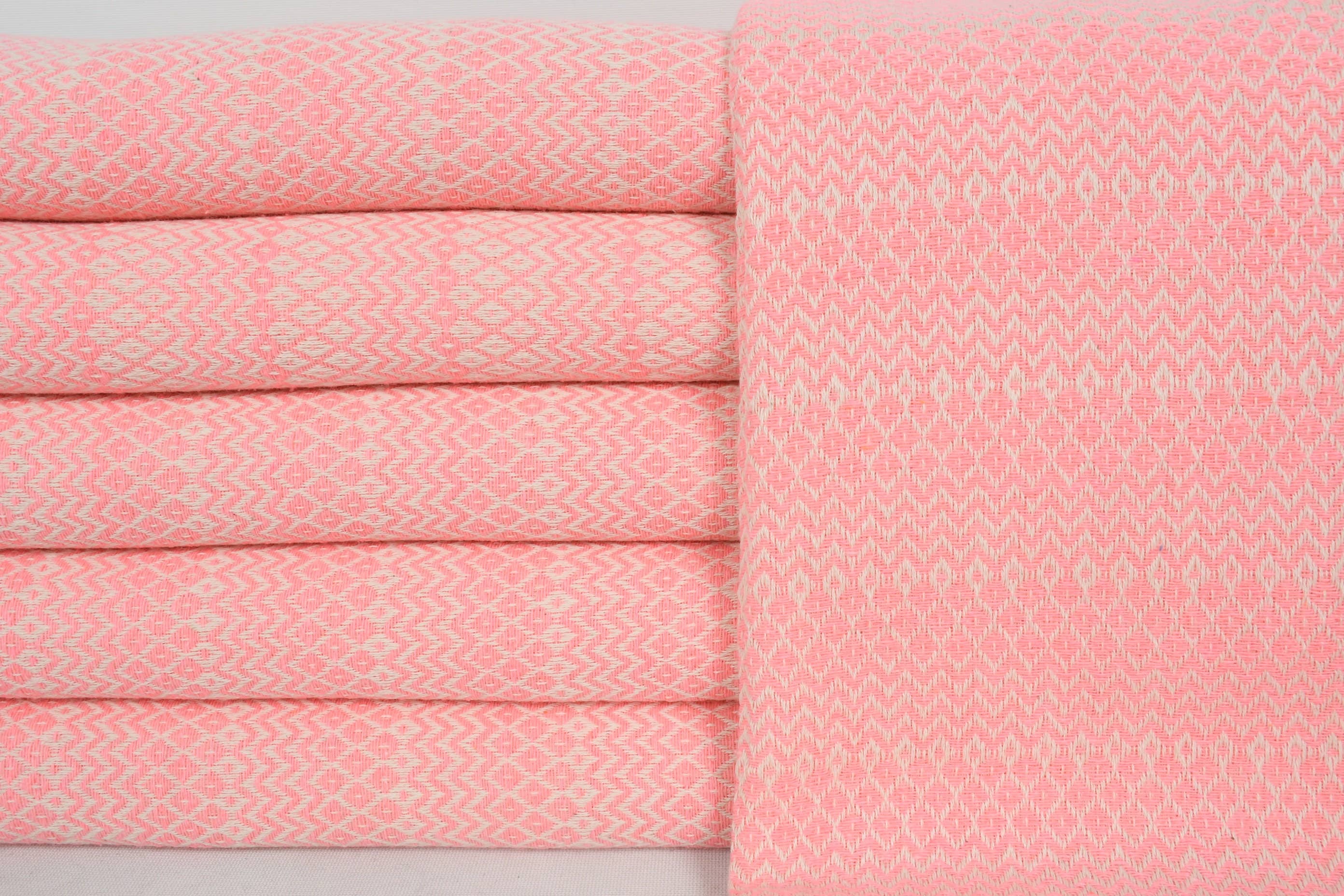 Pink Chevron Bath Towel