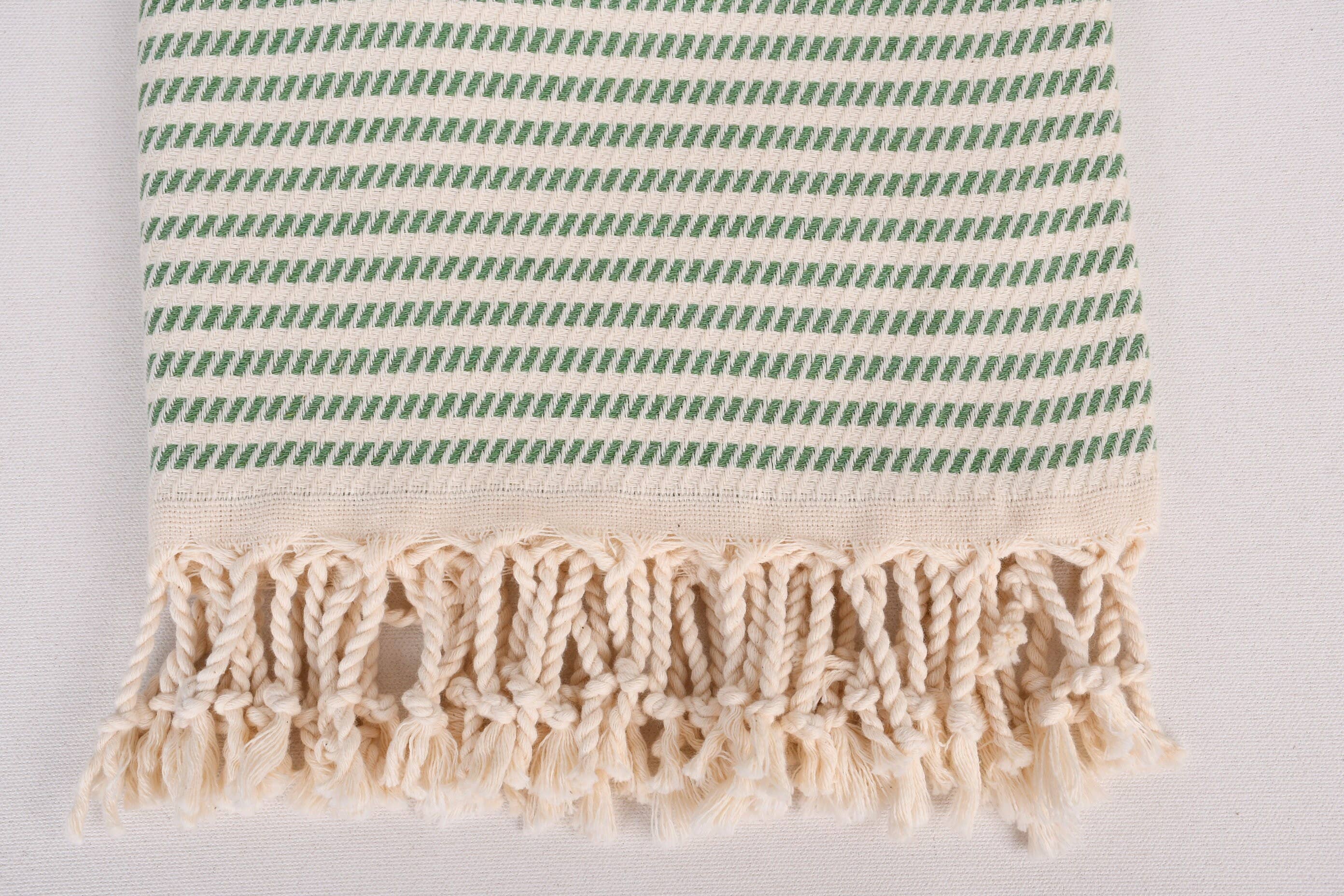 Dark Green Striped