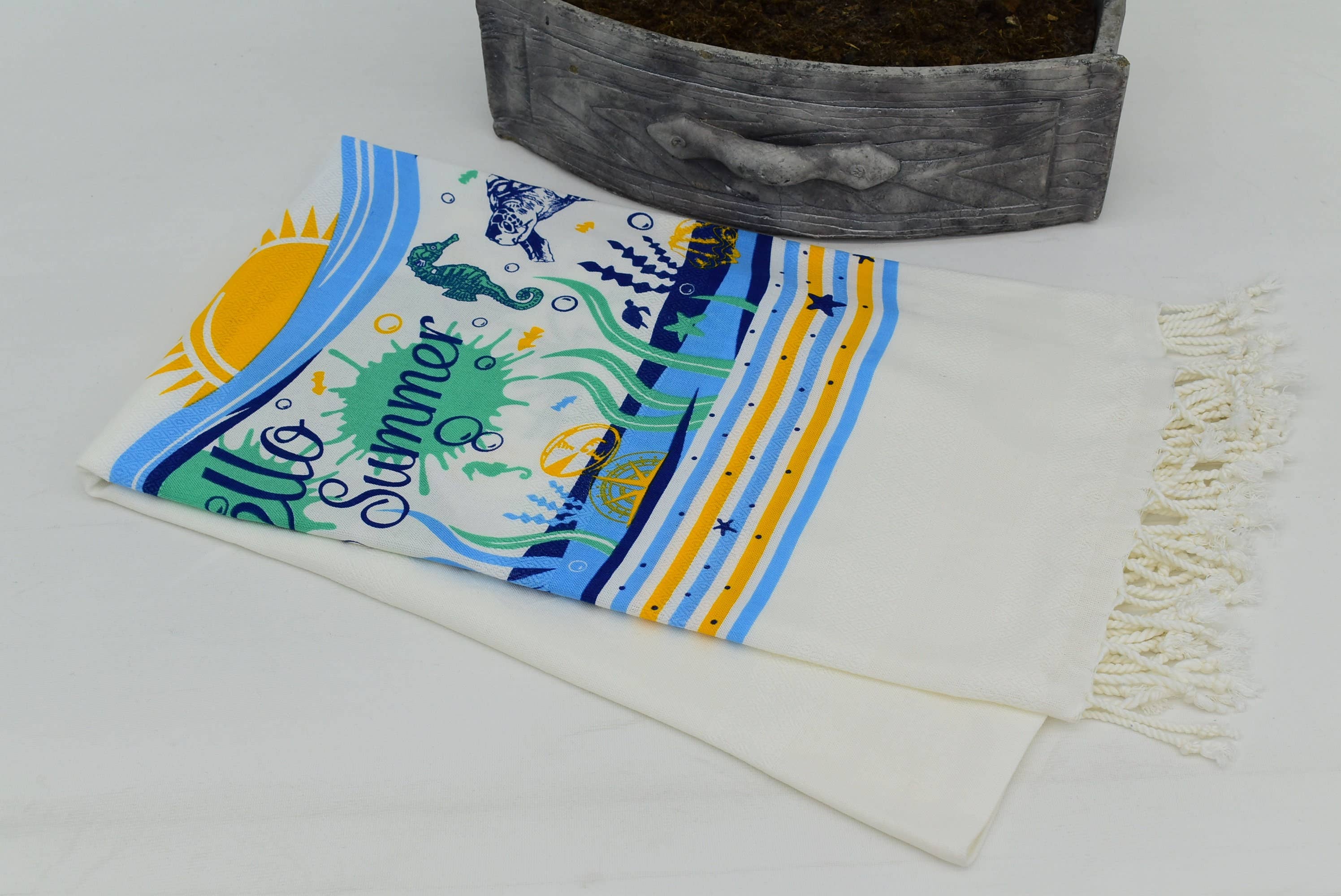 Sea Turtle Turkish Cotton Towel