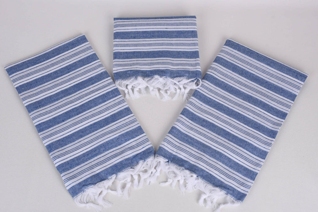Navy Blue Home & Spa Towel (Thinner than Beach)