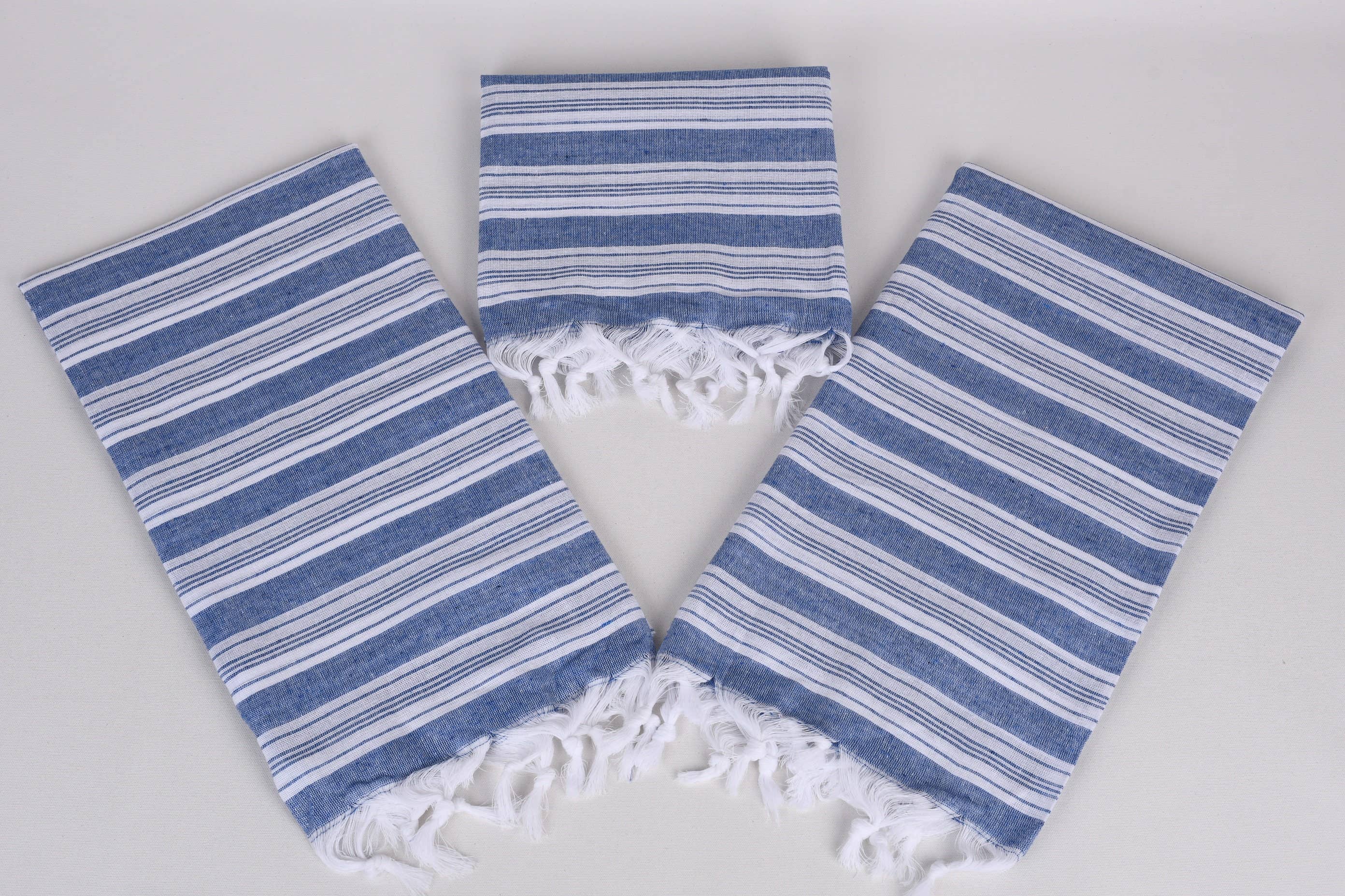 Navy Blue Home & Spa Towel (Thinner than Beach)