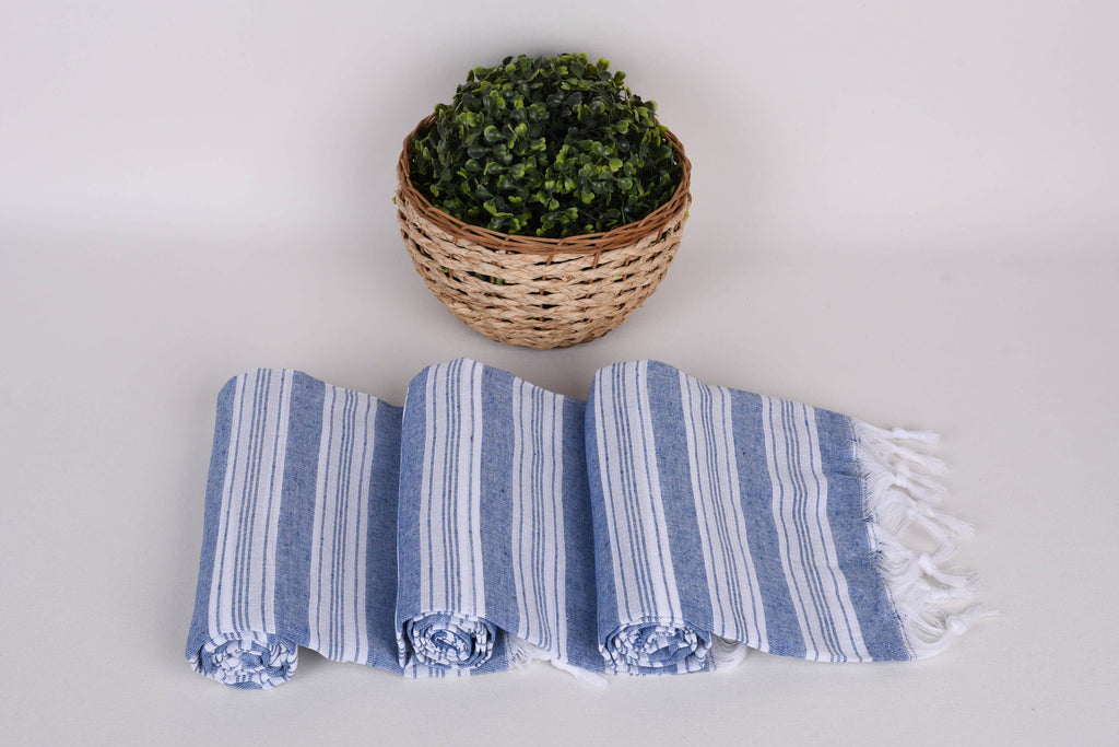 Navy Blue Home & Spa Towel (Thinner than Beach)
