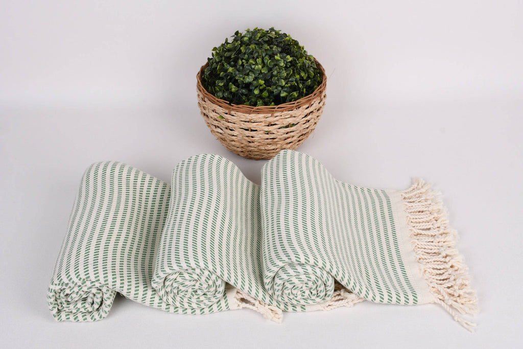 Dark Green Striped