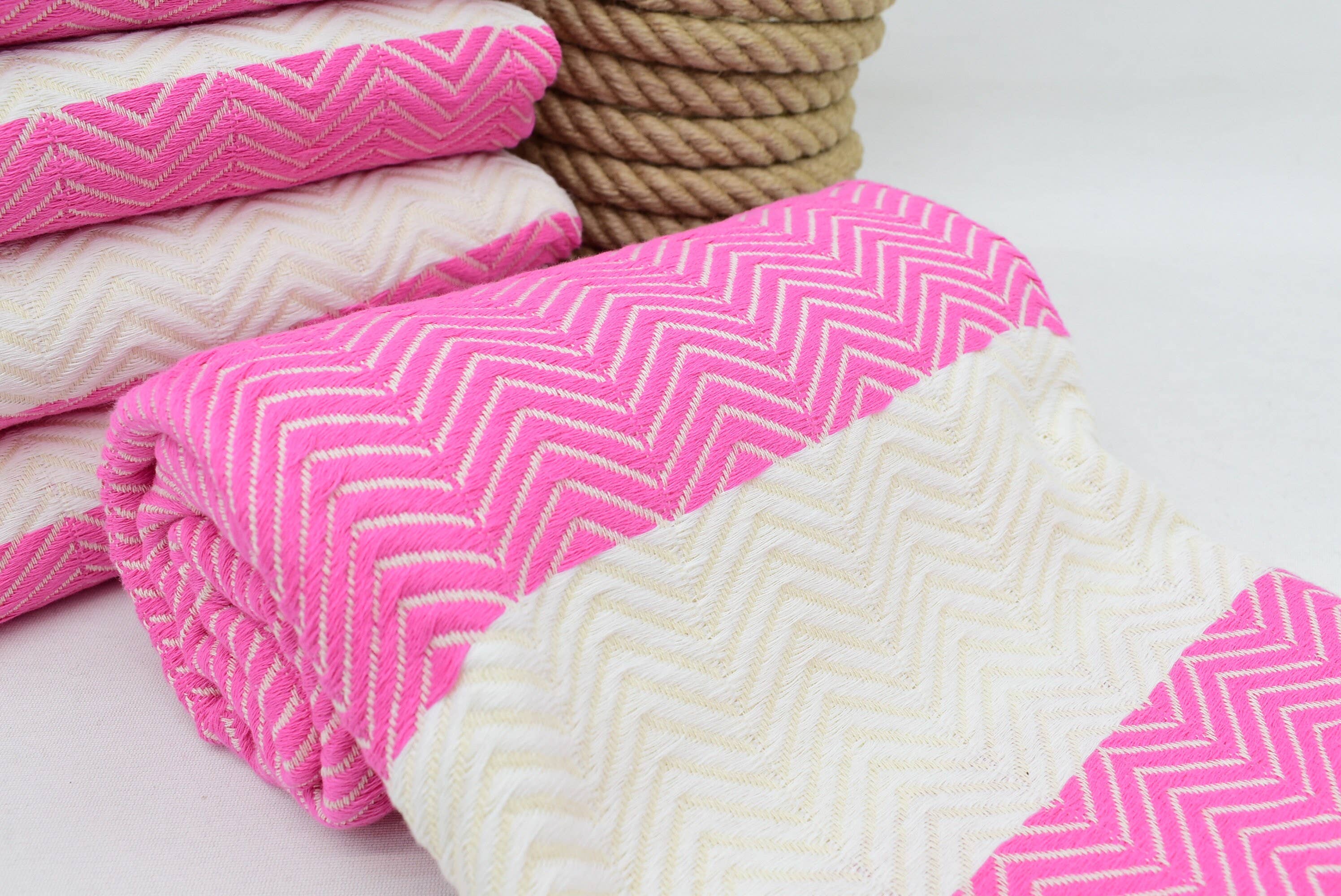 Bright Pink Beach towel