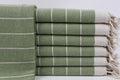 Smooth Green Turkish Beach Towel