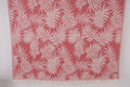 Red Leaf Floral Patterned