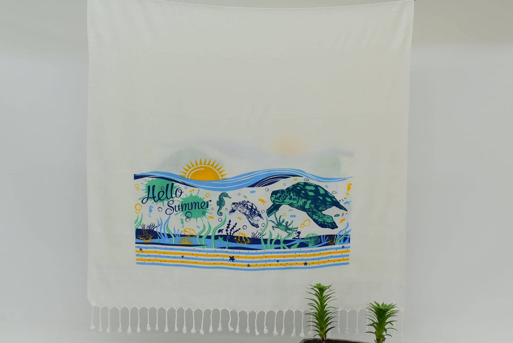 Sea Turtle Turkish Cotton Towel