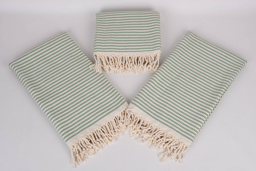 Dark Green Striped