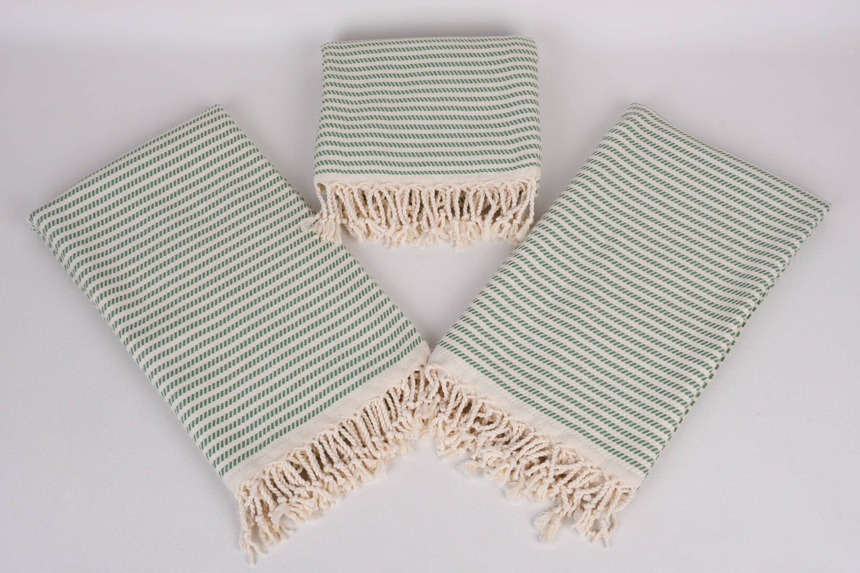 Dark Green Striped