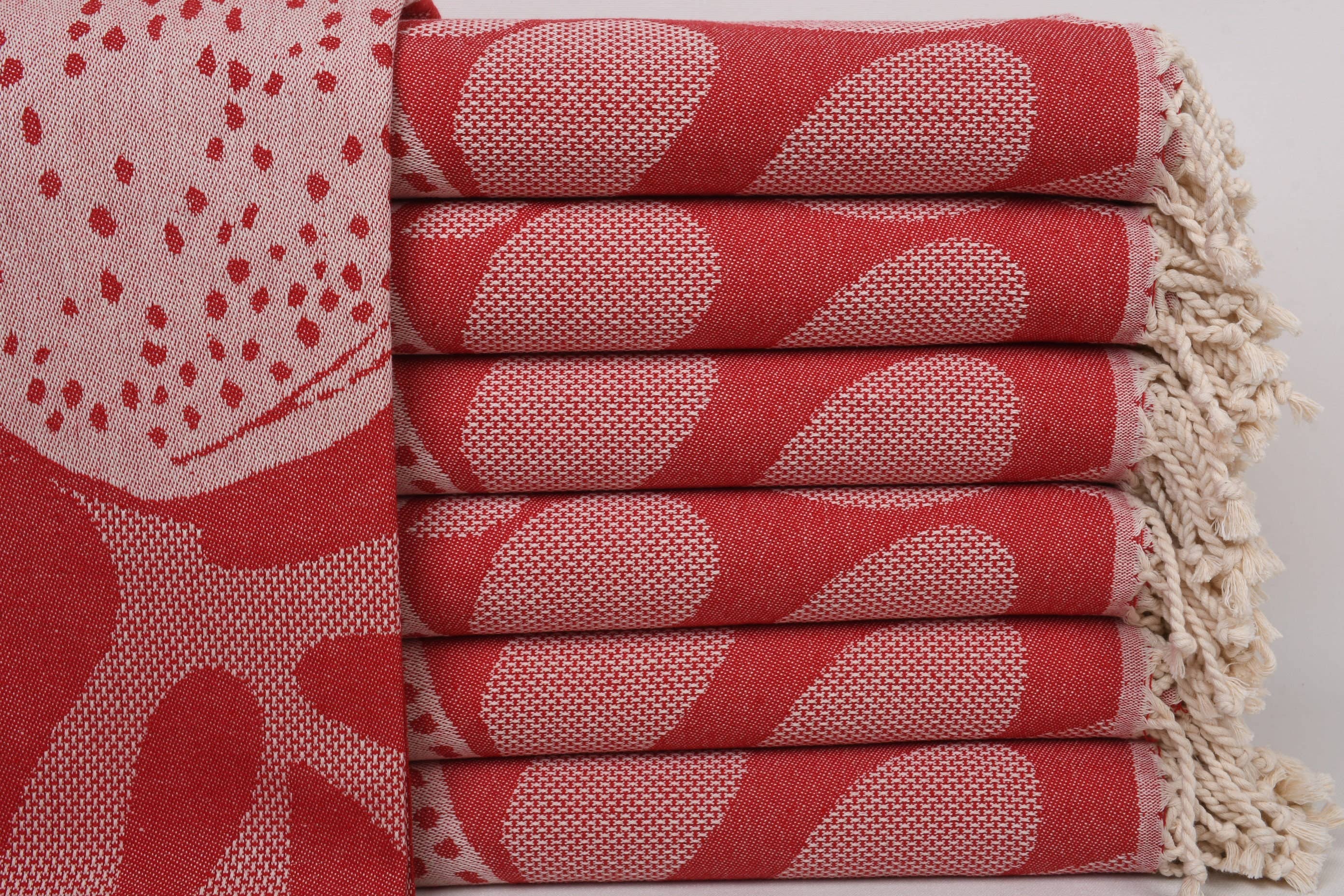 Red Whale Beach Towel