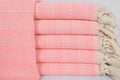 Pink Chevron Bath Towel