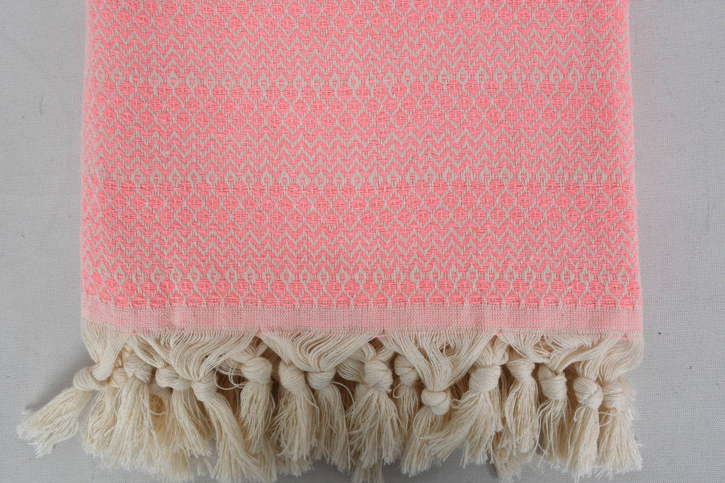 Pink Chevron Bath Towel