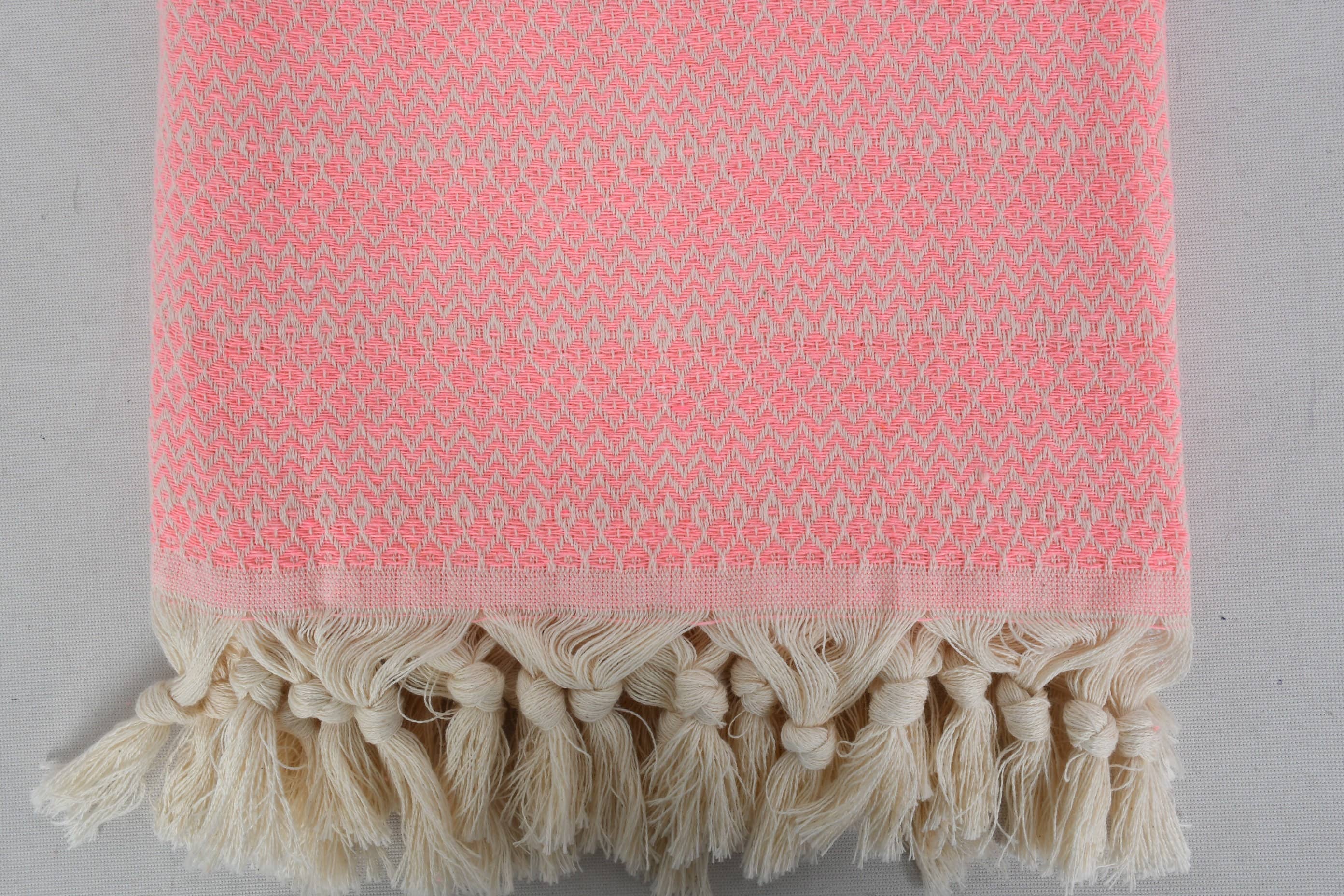 Pink Chevron Bath Towel