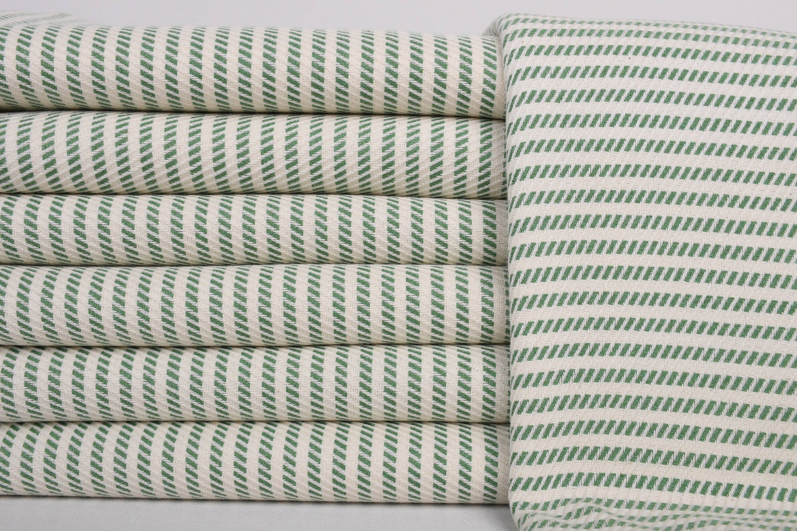 Dark Green Striped