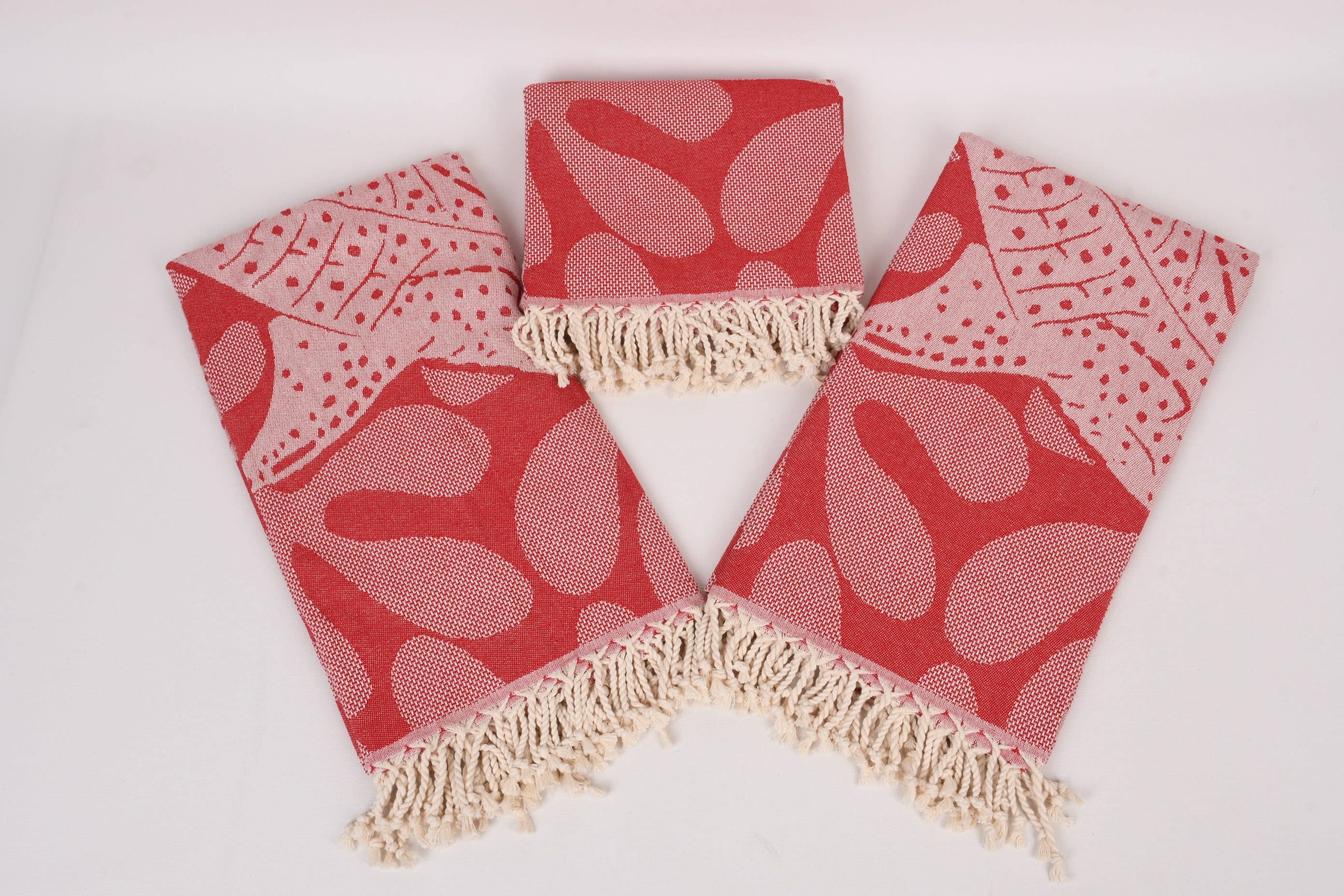 Red Whale Beach Towel